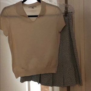 Banana Republic skirt outfit